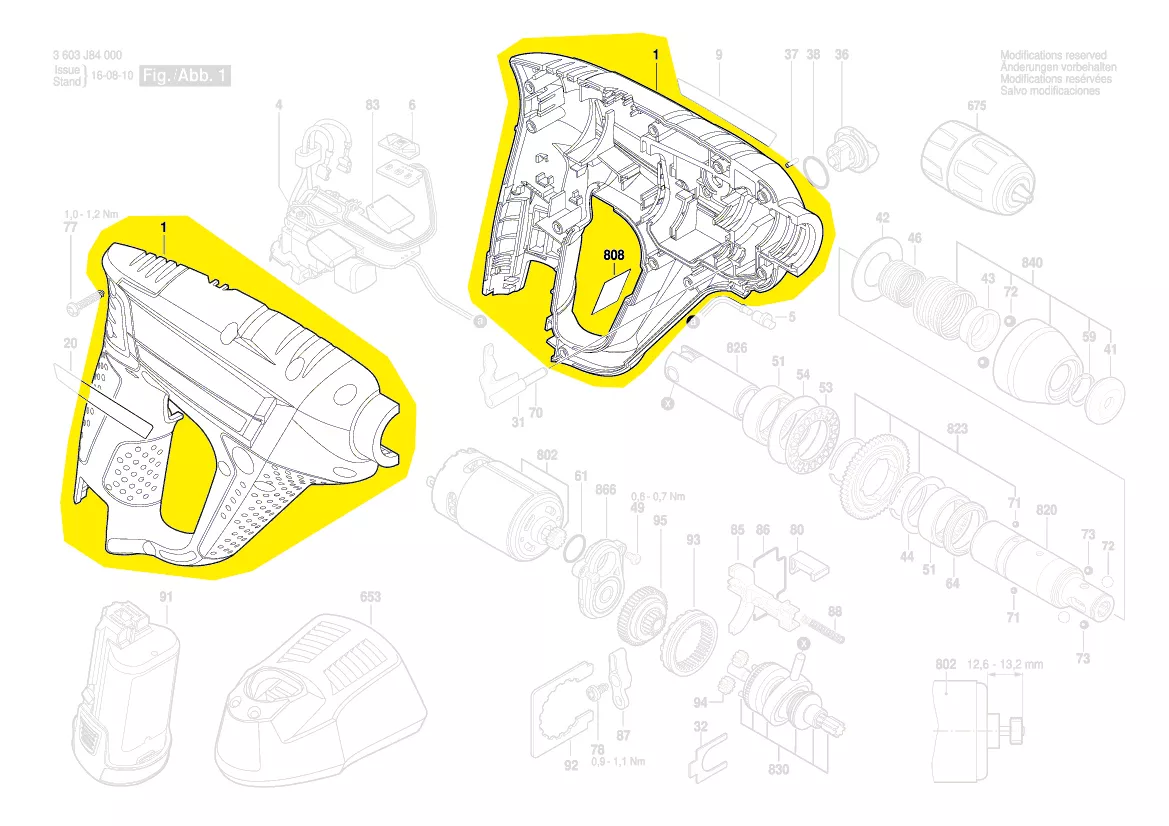 Coque réf. 2 609 006 382  Bosch